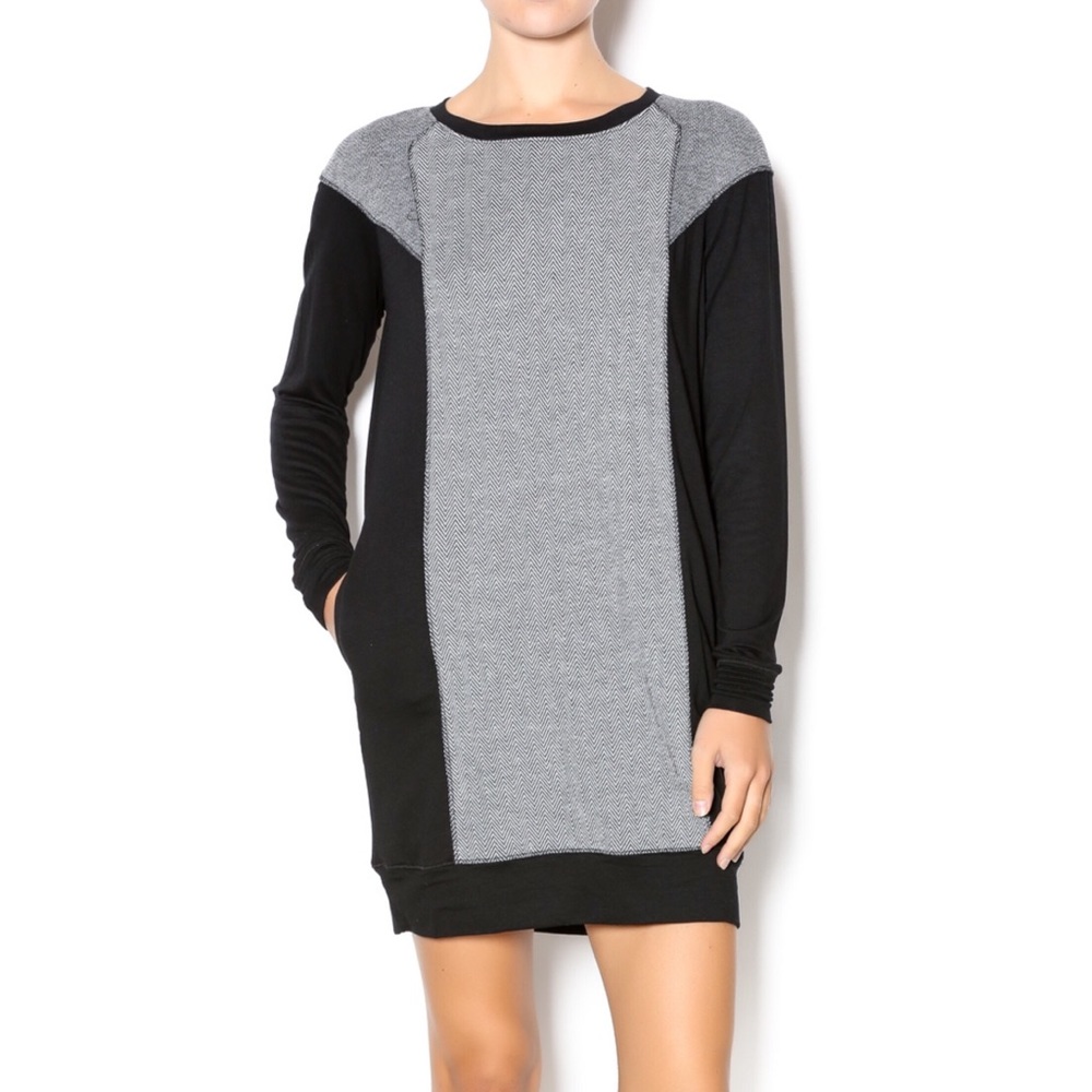 Michael Stars Herringbone Sweater Dress